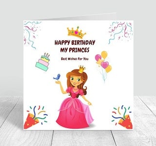 Personalised ANY AGE Birthday Card For Her Personalised Card Daughter Mum Sister Aunty Wife Bestie Friend 18th 21st 30th 40th 50th 60th 6x6