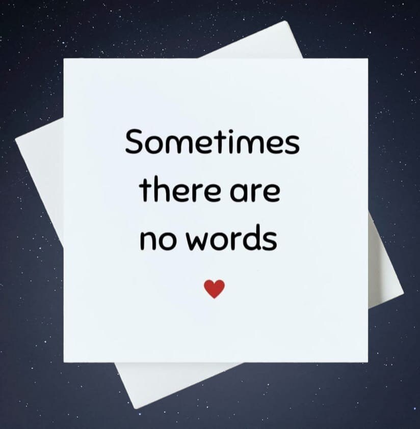 No Words Just Hugs, Thinking of You Card For Friend, Sympathy Gift, Stay Strong Card, Thinking Of You Card To Friend, Motivation Card 6x6