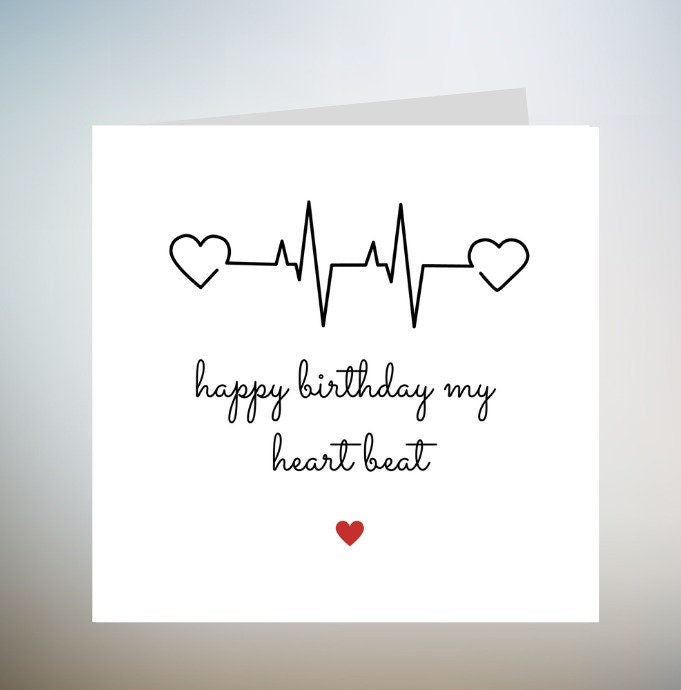 Love Of My Life Birthday Card, Happy Birthday Card For Husband, Birthday Card For Wife, Special Birthday Card For Partner 6x6
