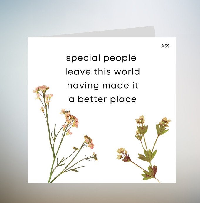 Friend Thinking of You Card, Sympathy Gift, Stay Strong, Thinking Of You Card To Friend, Friend Bereavement Card, Sorry For Your Loss 6x6