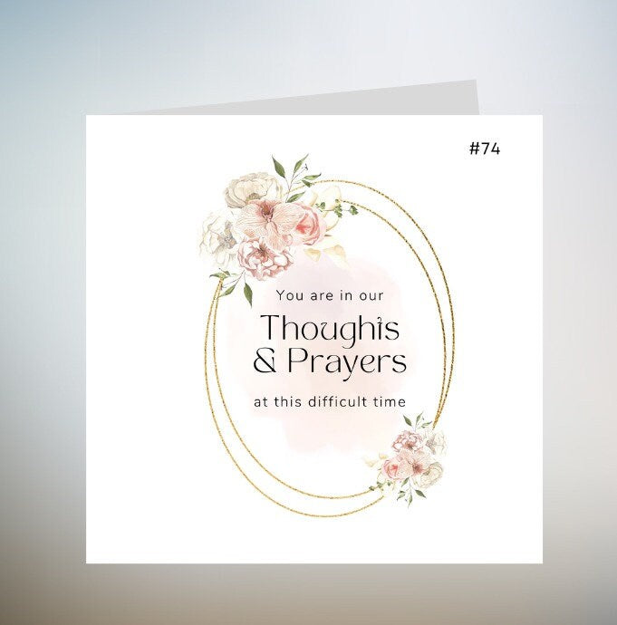 Sympathy Card | I Will Always Be Here | Sad Card| 6x6