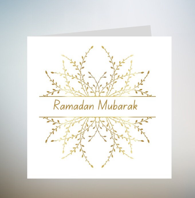 Ramadan Mubarak Card For Husband, Husband Ramadan Mubarak Card, Ramadan Card, Eid Mubarak Card, Ramadan Mubarak Card, Eid Card 6x6