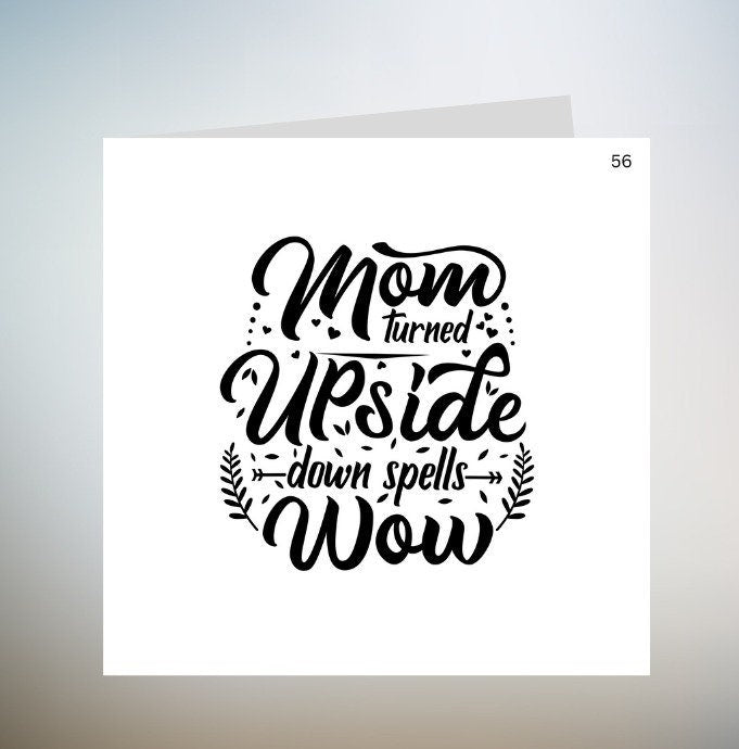 Funny Mothers Day Card, Mothers Day Card, Mothers Day Card, Card For Mothers Day, Special Card For Mothers Day, Mothers Day 6x6