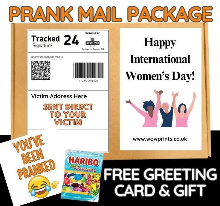 Prank Funny Happy International Women's International Women's Day.Adult Jokes