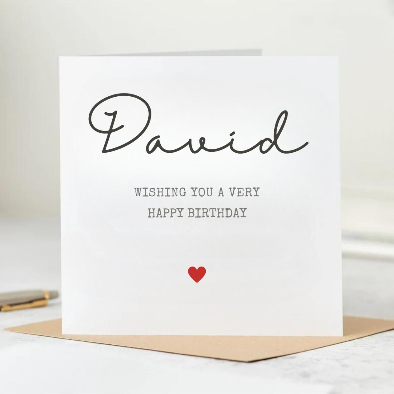 Personalised Happy Birthday Card, Birthday Card, birthday card, birthday card, card, Name birthday card, Card 6x6