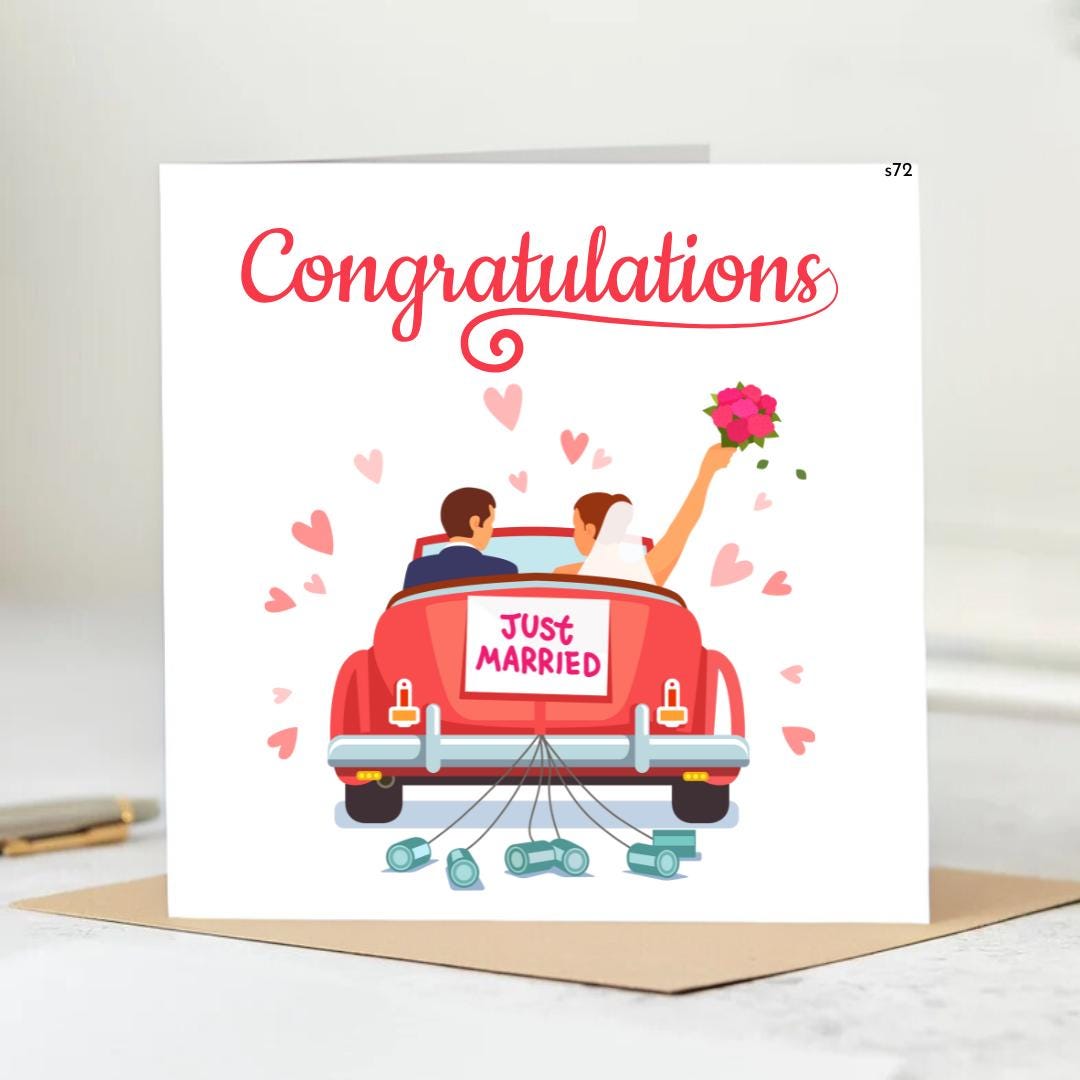 Personalized Congratulations to the Newlyweds on Their Beautiful Beginning, Two Hearts, One Journey, Endless Love. 6x6