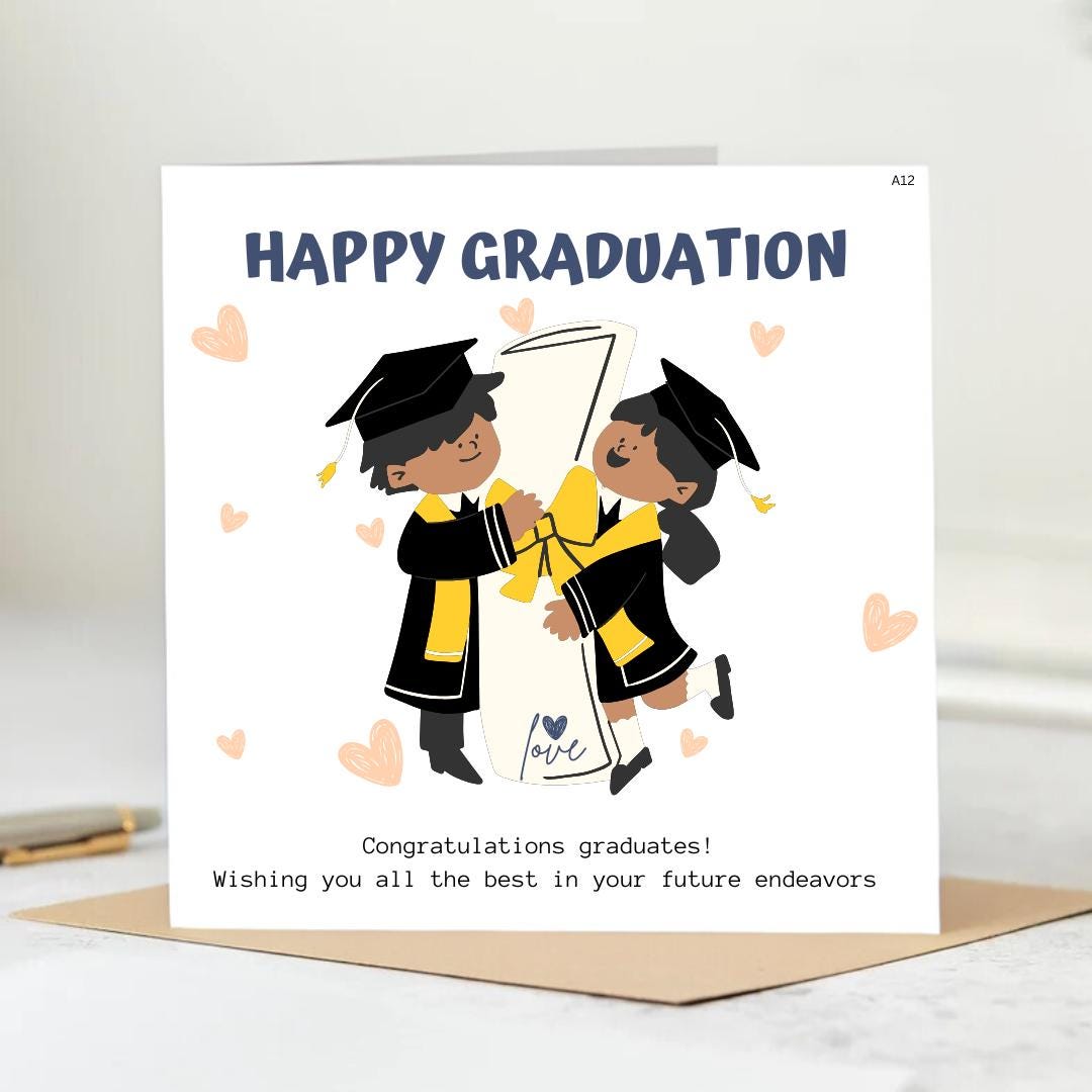Personalized So Proud of You (Name) Card | Congratulations Card, Well Done, Good Luck Card, Encouragement, Graduation, Exams . 6x6