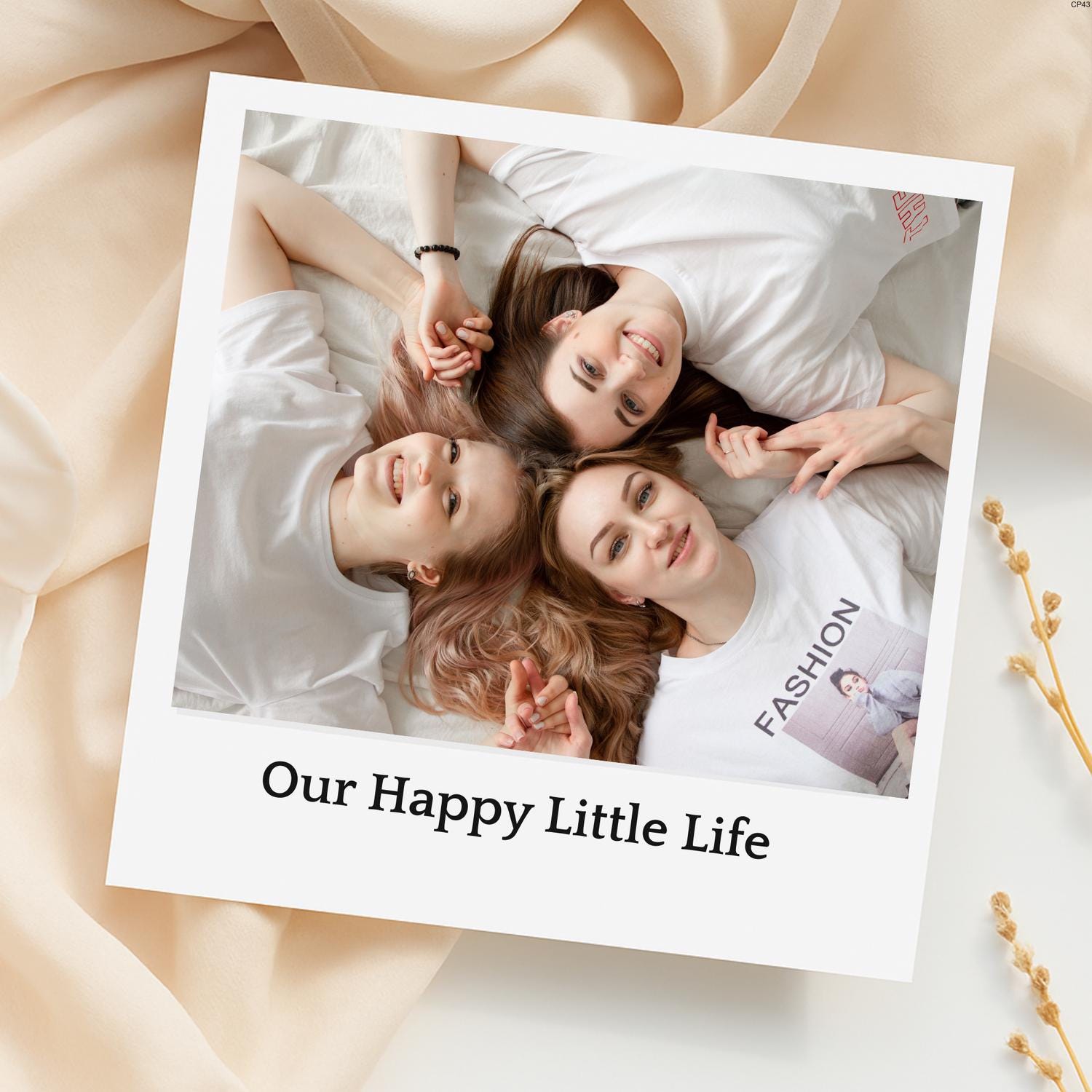 Personalized Photo Friendship Card: Custom Keepsake Gift