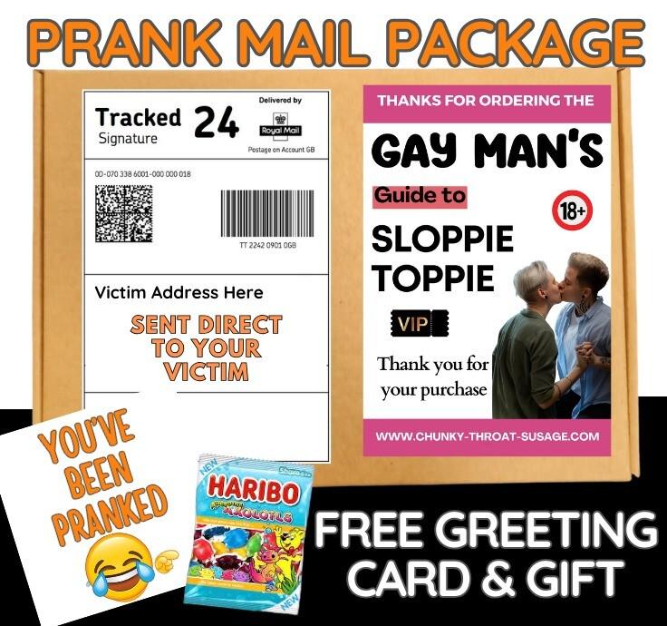 Hilarious Prank Mail Package: Adult Butt Joke, Candy Gift