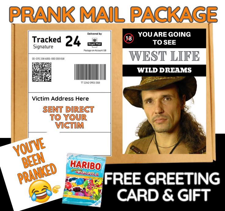 Prank Gift Box: Funny Gag Present with Card & Candy