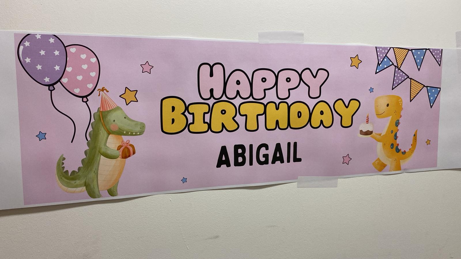 2x Personalised Birthday Photo Banners - 1st, 18th, 50th Party Decoration for Any Event