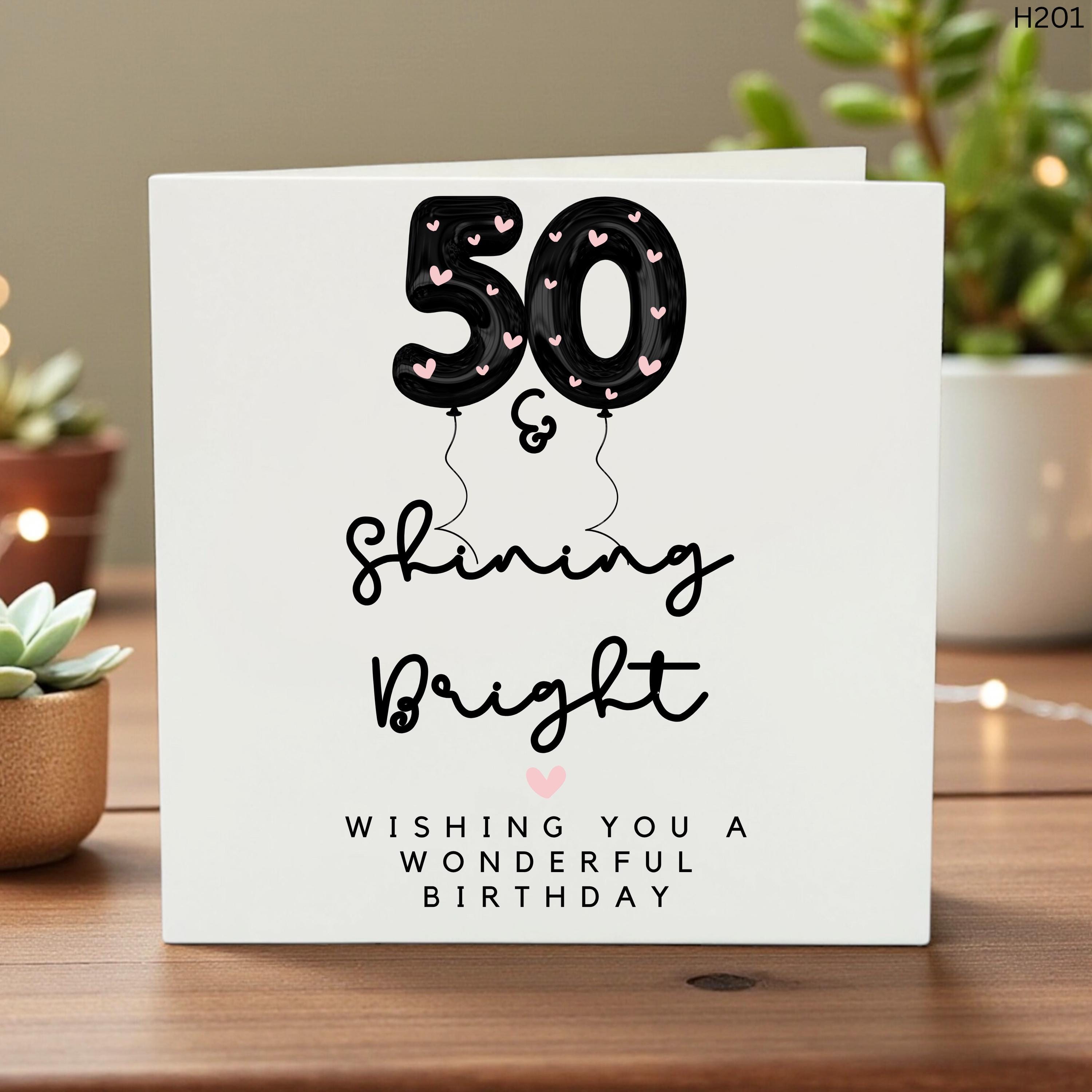 Personalised 30th Birthday Card, Milestone Birthday Greeting, Shining Bright, Custom Name, Funny or Cute Adult Birthday Card