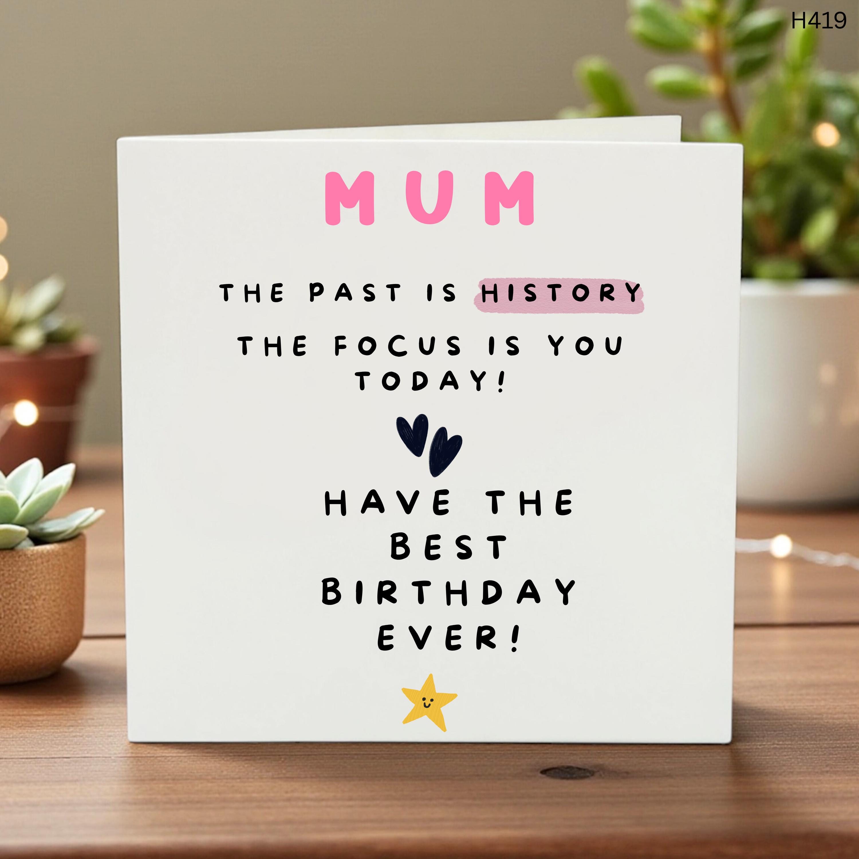 Personalized Birthday Card for Mum, Happy Birthday Card, Custom Name Card, Mother Birthday Card, Heartfelt Mum Gift, Special Occasion