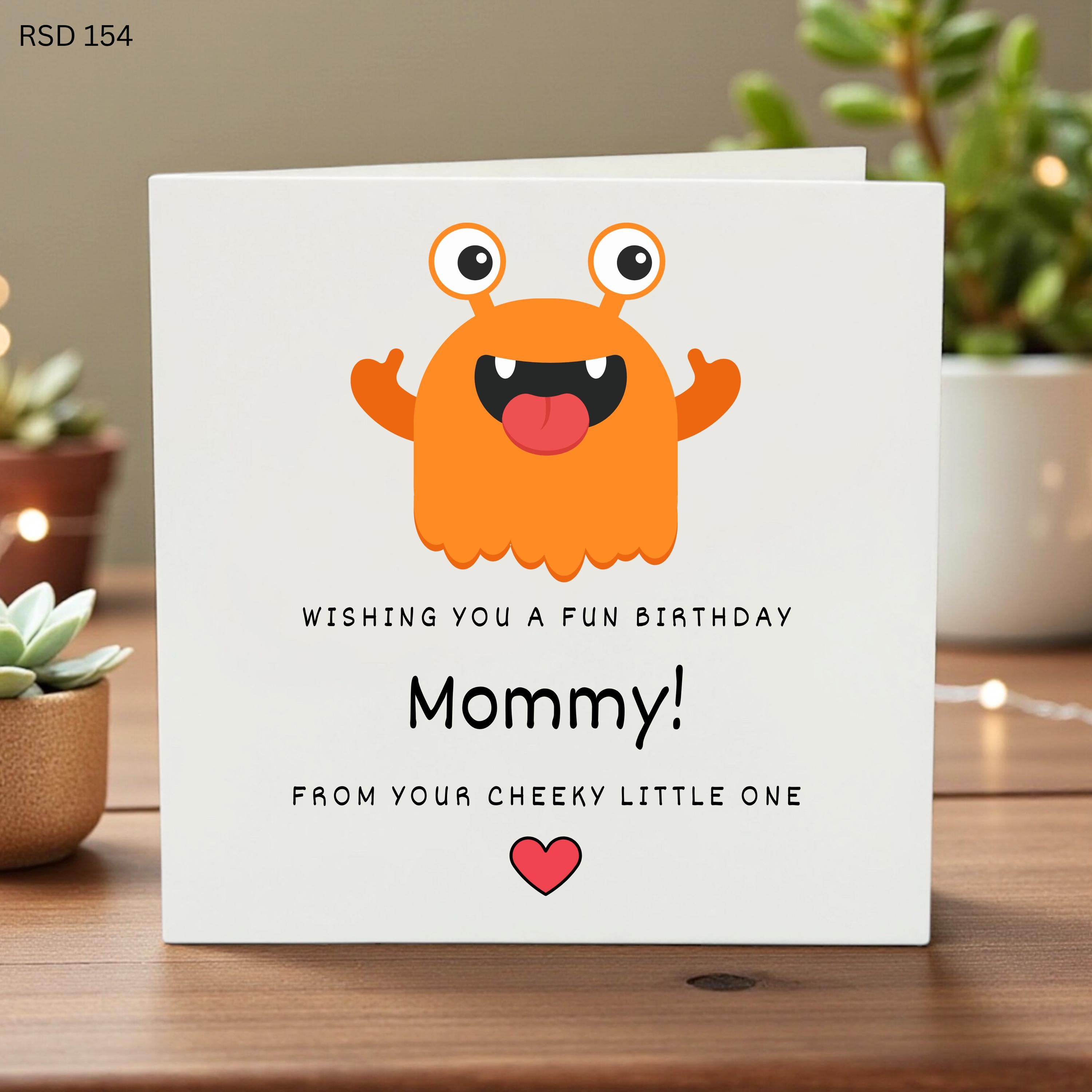 Funny Gardener Birthday Card, Favorite Gardener Not The Plants Greeting Card, Plant Lover Gift for Mom Dad Friend, Green Thumb Garden Art