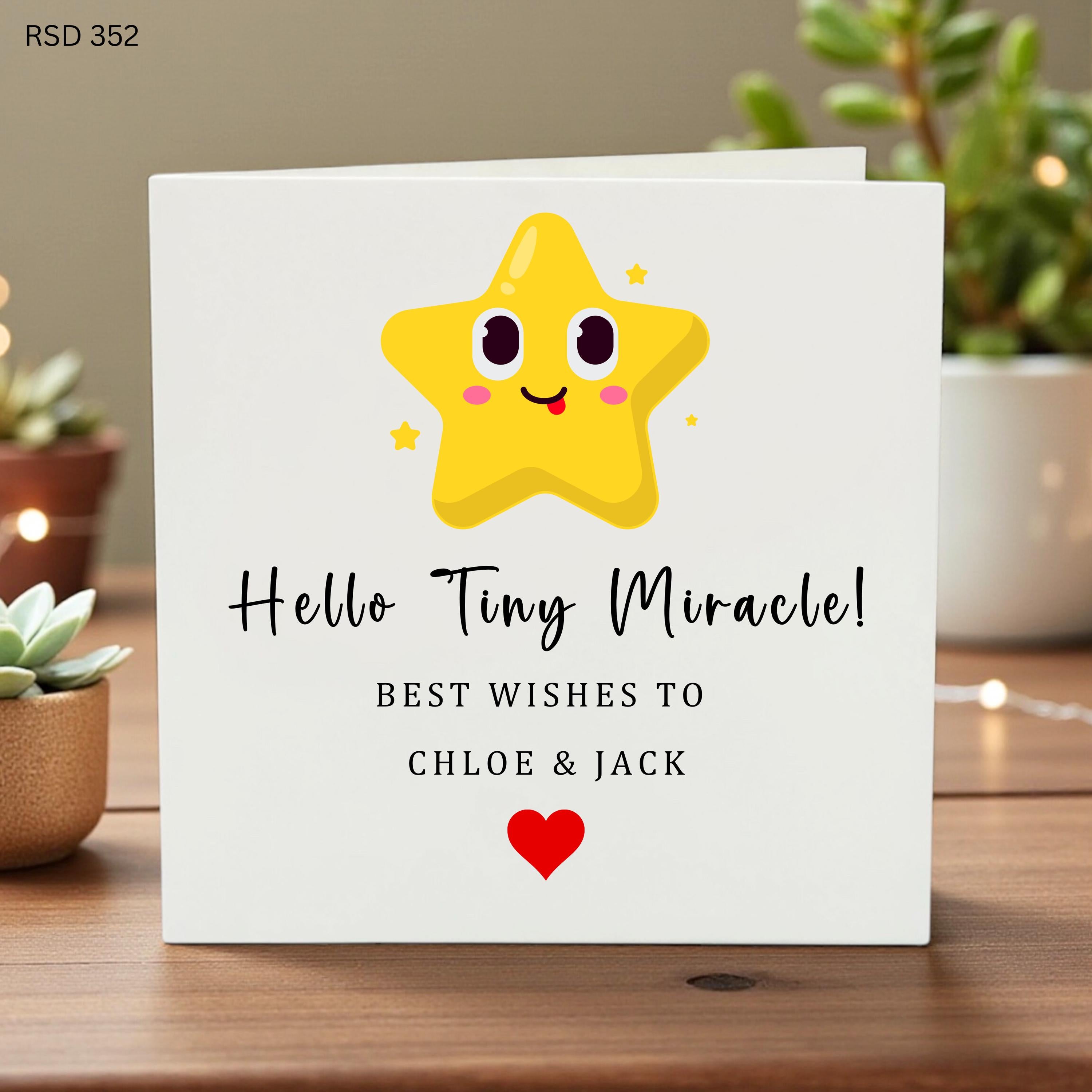 Personalised Pregnancy Congratulations Card, Oh Baby Card, for you both card, new parents card,pregnancy news card, gift for new parents 6x6
