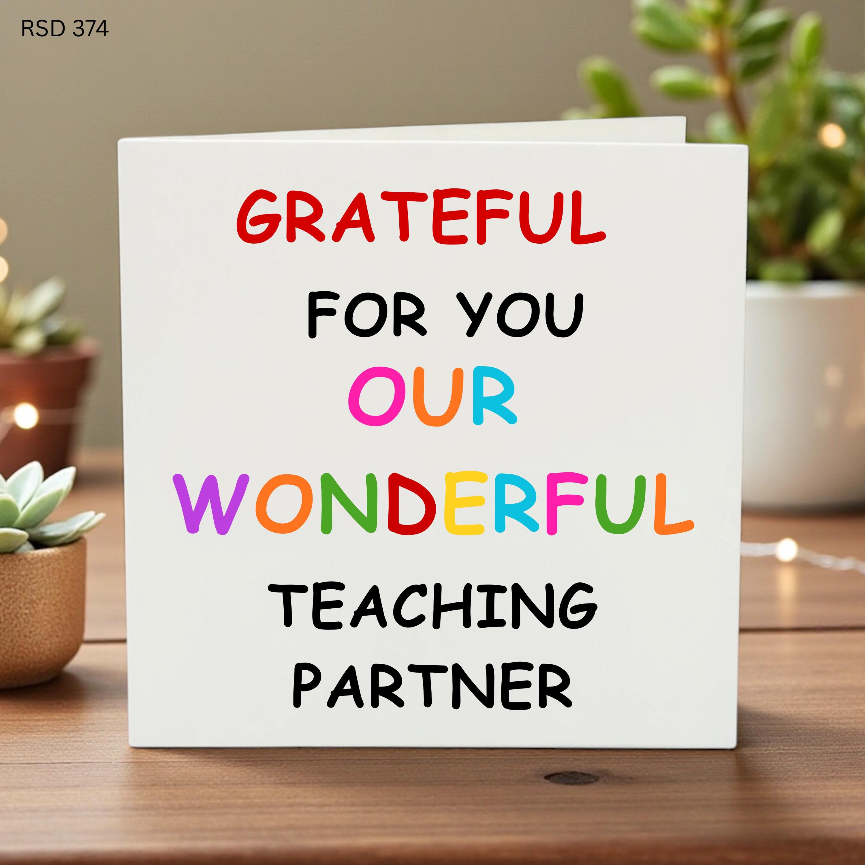 Personalised Teaching Assistant Thank You Card, End Of School Card, Teacher Assistant Card, Appreciation Card For Teacher Assistant 6x6