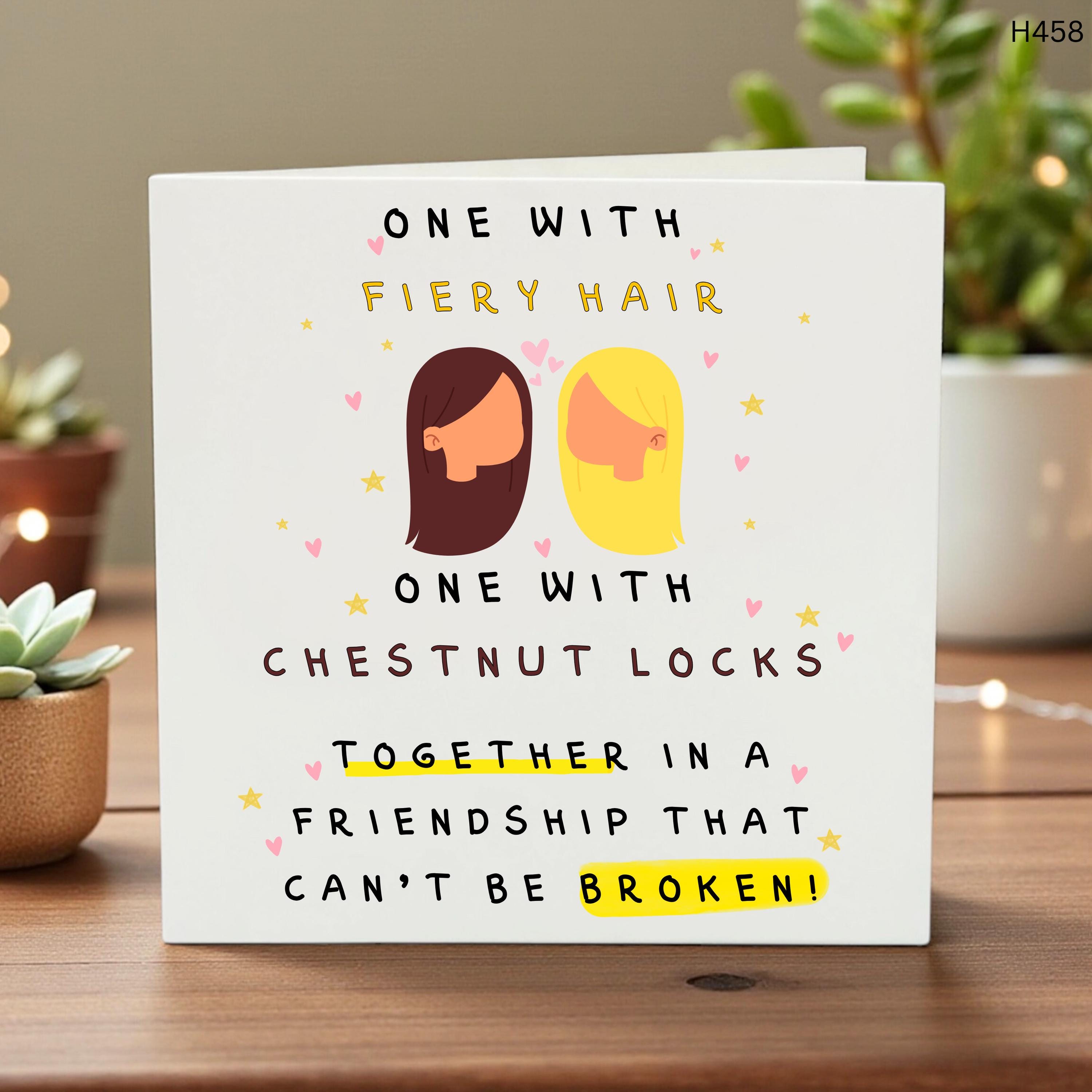 Funny Friendship Birthday Card, Best Friend Greeting, Personalized Cute Card for Friend, Unique Milestone Birthday Gift, Custom Card