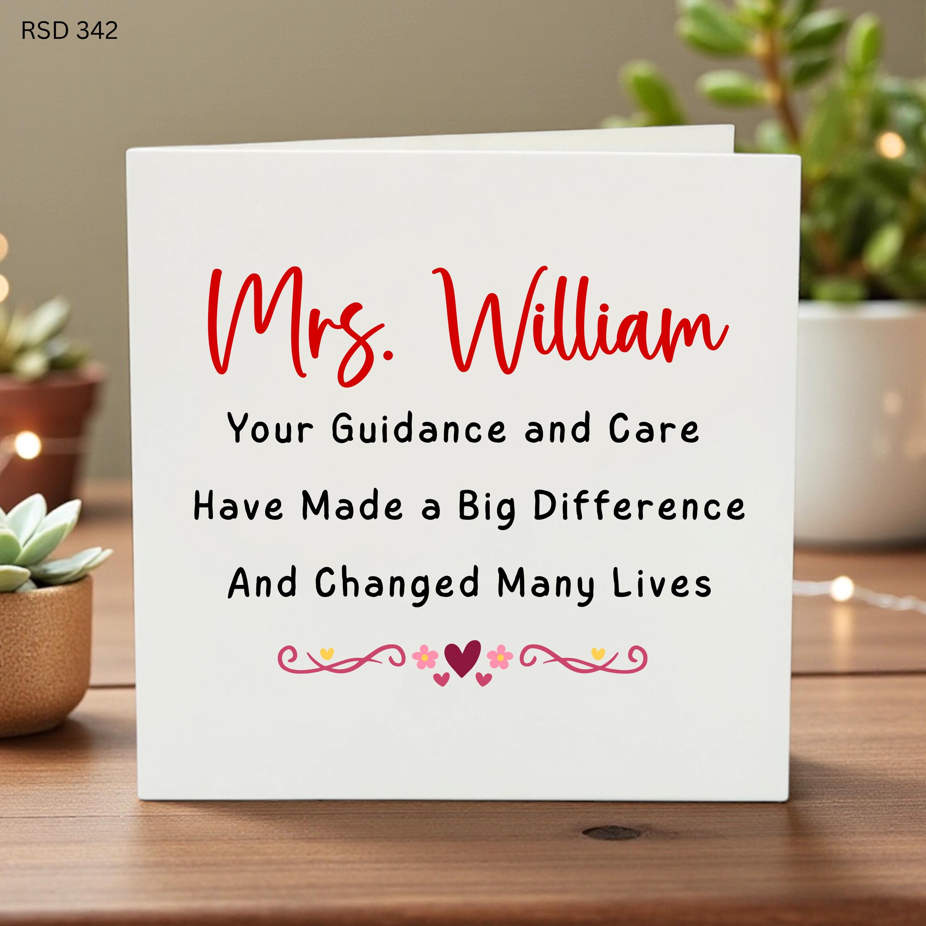 A Truly Great Teacher Is Hard To Find - Teacher Thank You Card - Leaving Card - Personalised Card 6x6