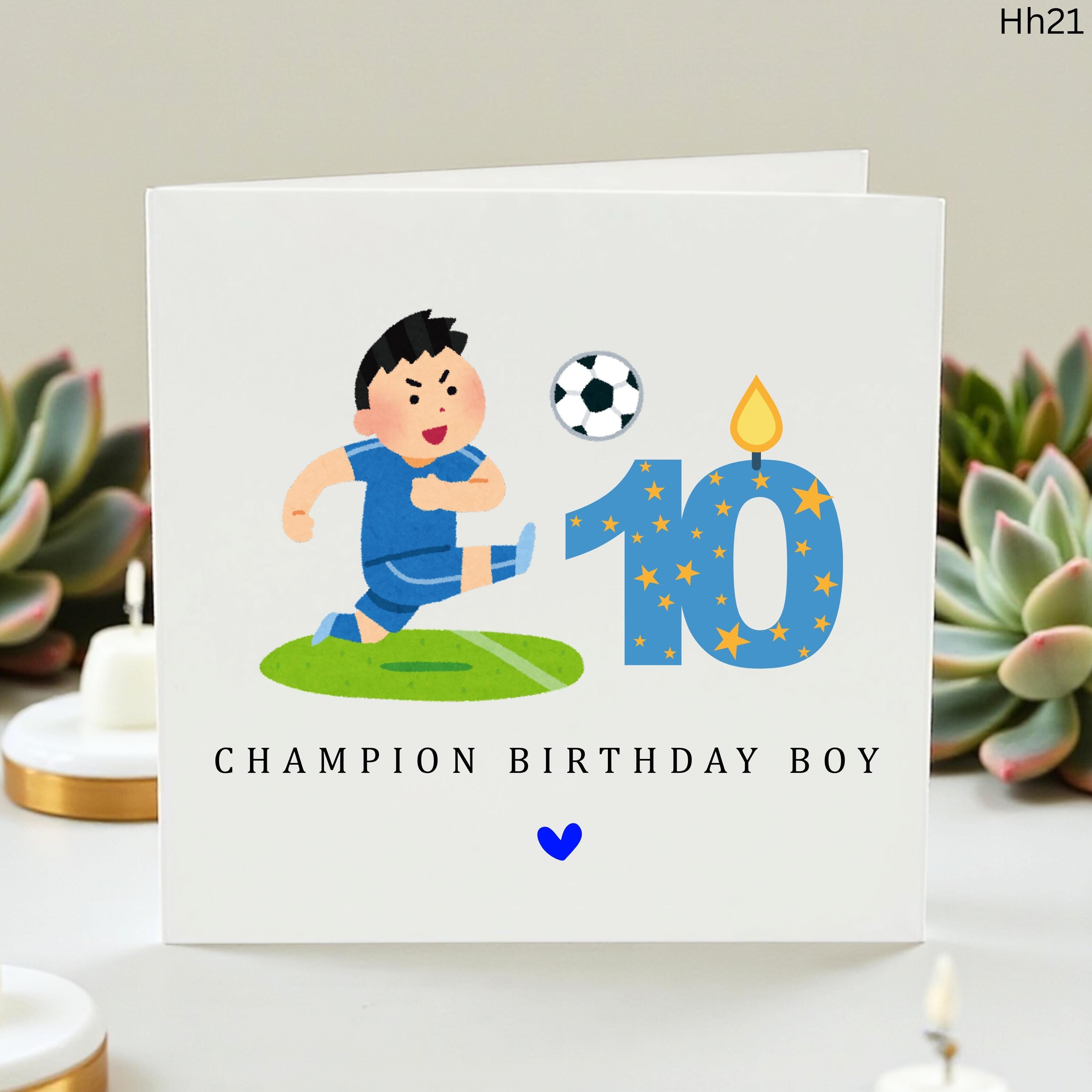 Personalized Custom Message Birthday Card for Her or Him, Anniversary Card with Your Loving Text, Cute Heart Doodle Card for Wife Husband