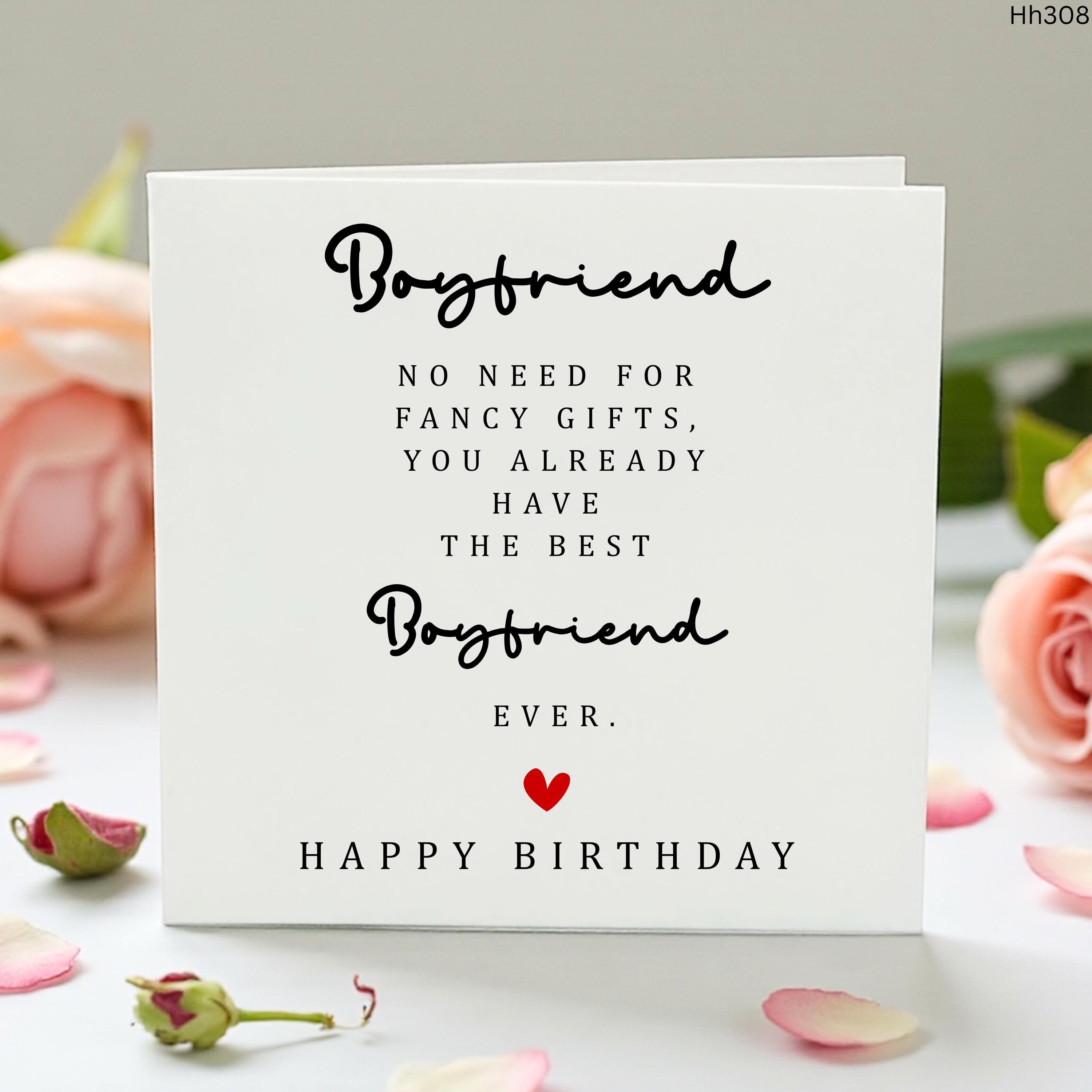Funny Boyfriend Birthday Card from Boyfriend, Cute Gay Boyfriend Birthday Card, Sarcastic Joke Birthday Gift for Him, Witty Relationship