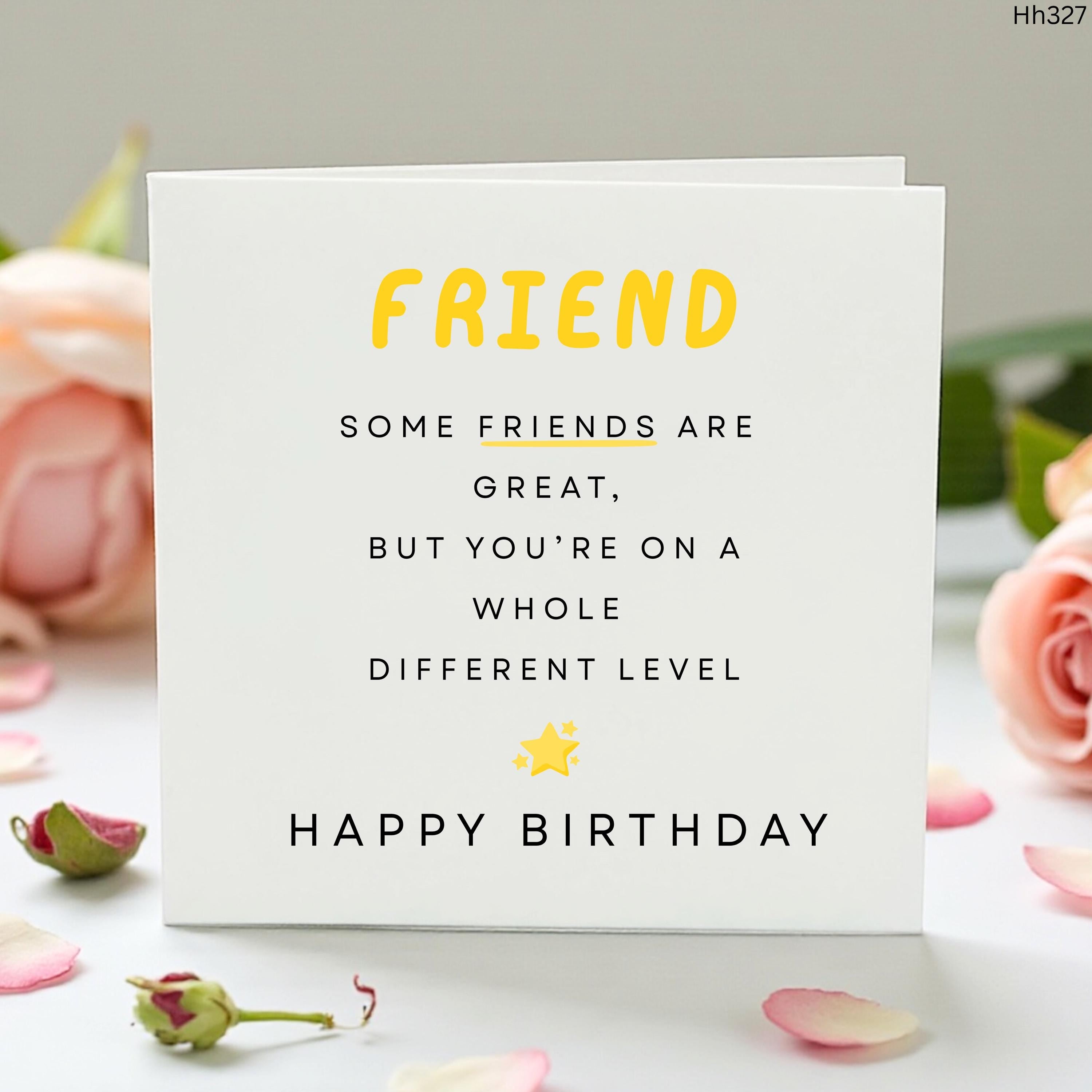 Friend Birthday Card, Best Friend Birthday Card, Funny Friendship Card, Cute Bestie Card, Birthday Card for Friend, BFF Gift