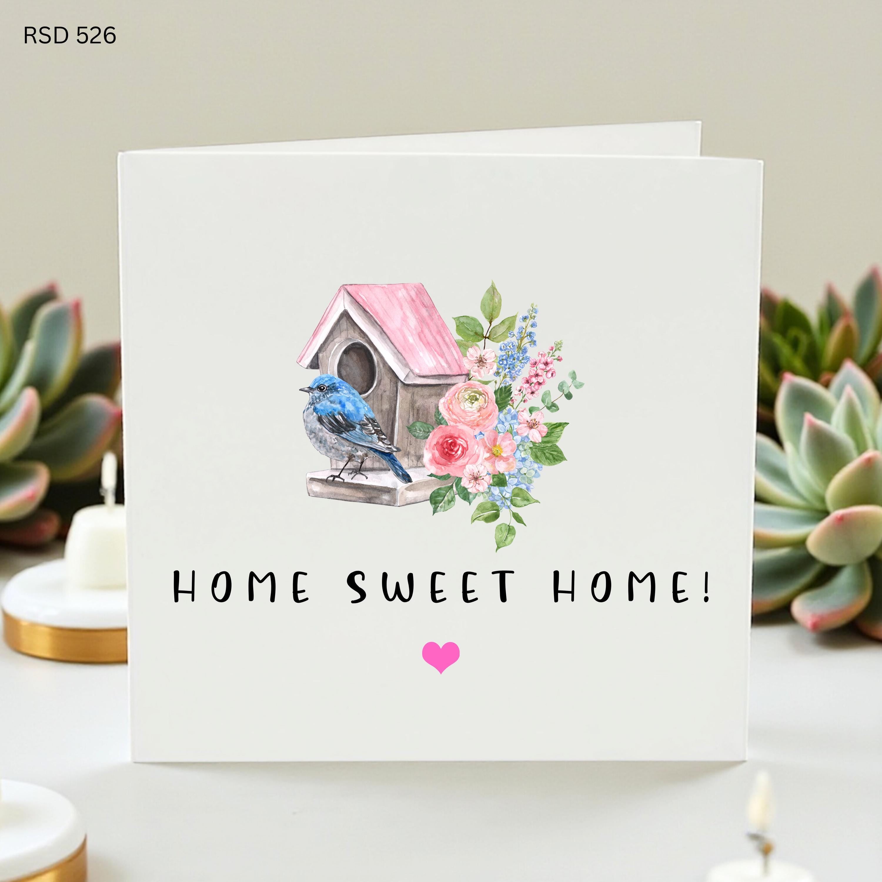Home Sweet Home Card, New Home Greeting Card, Housewarming Card, Moving House Card, New Place Card, Congratulations New Home Gift