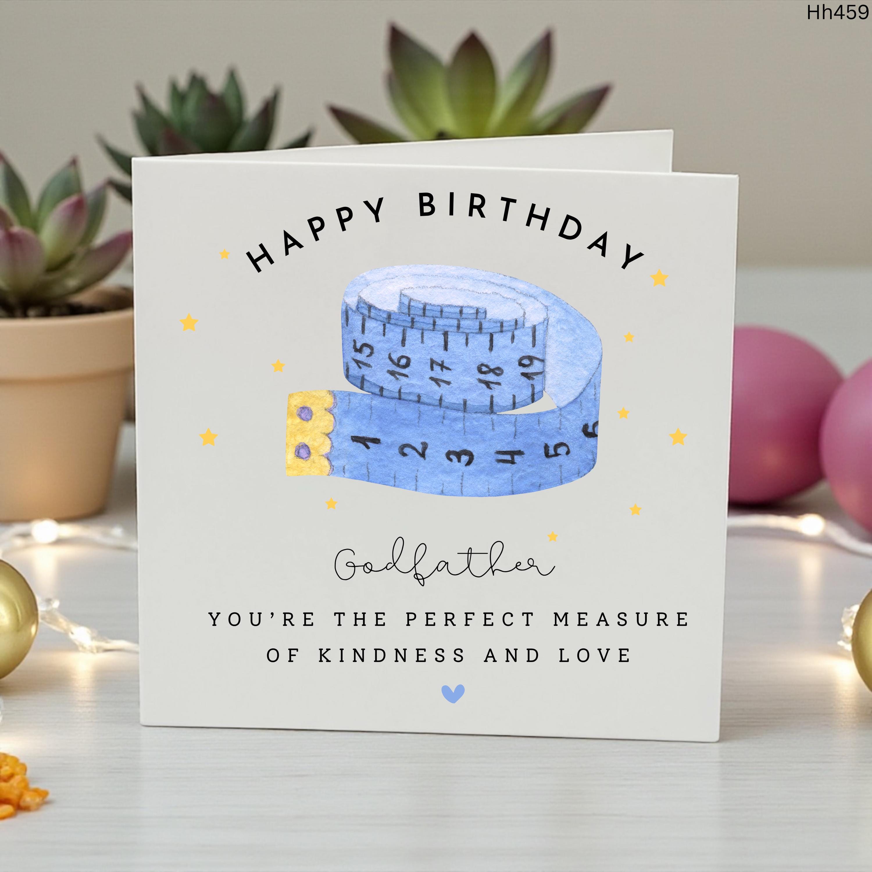 Godfather Birthday Card, Special Godfather Birthday Card, Meaningful Godparent Card, From Godchild Birthday Gift Card