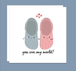 Personalised I Love You Happy you and me day happy anniversary card | | for best friend girlfriend boyfriend 6x6