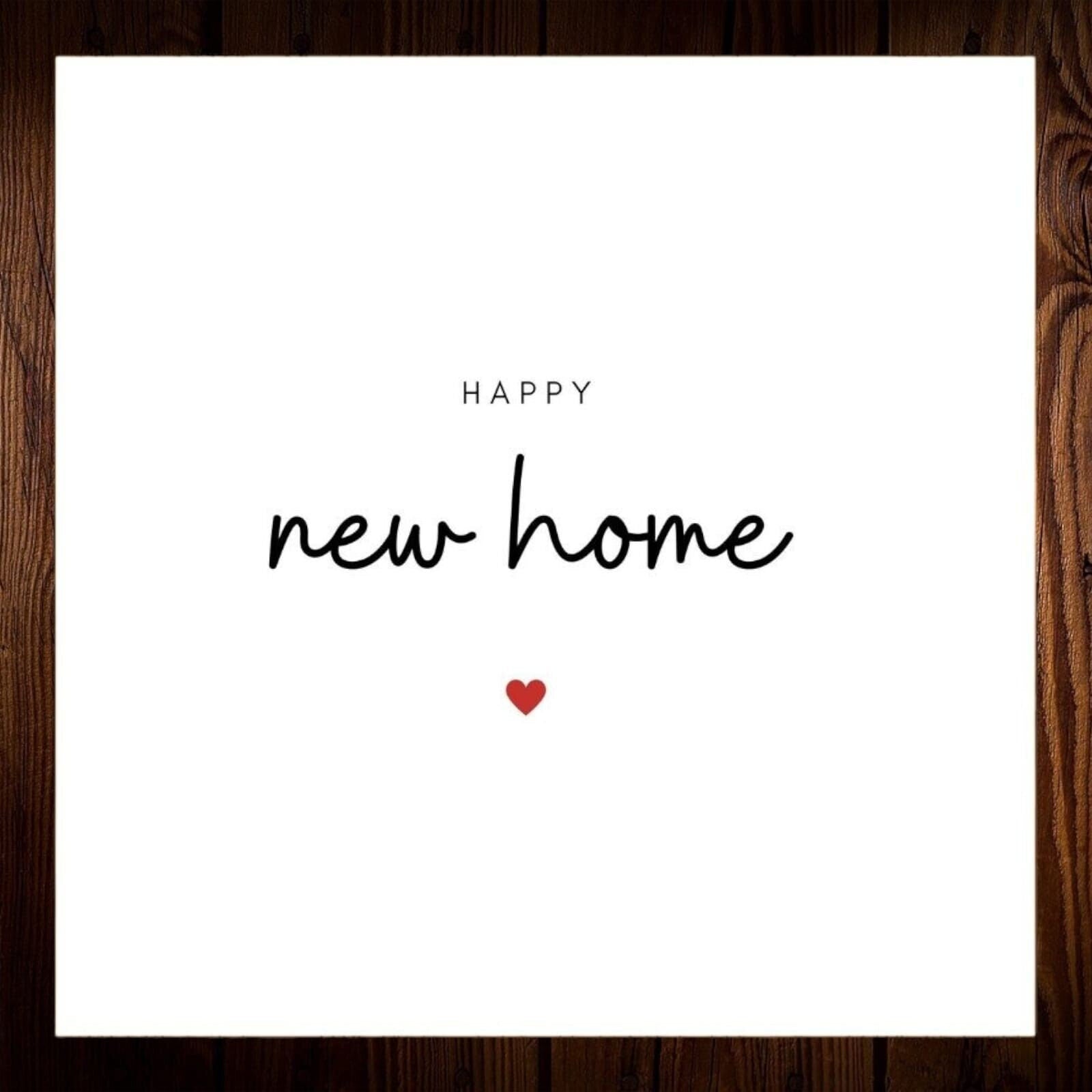 personalised New home card | new house housewarming card | moving card 6x6