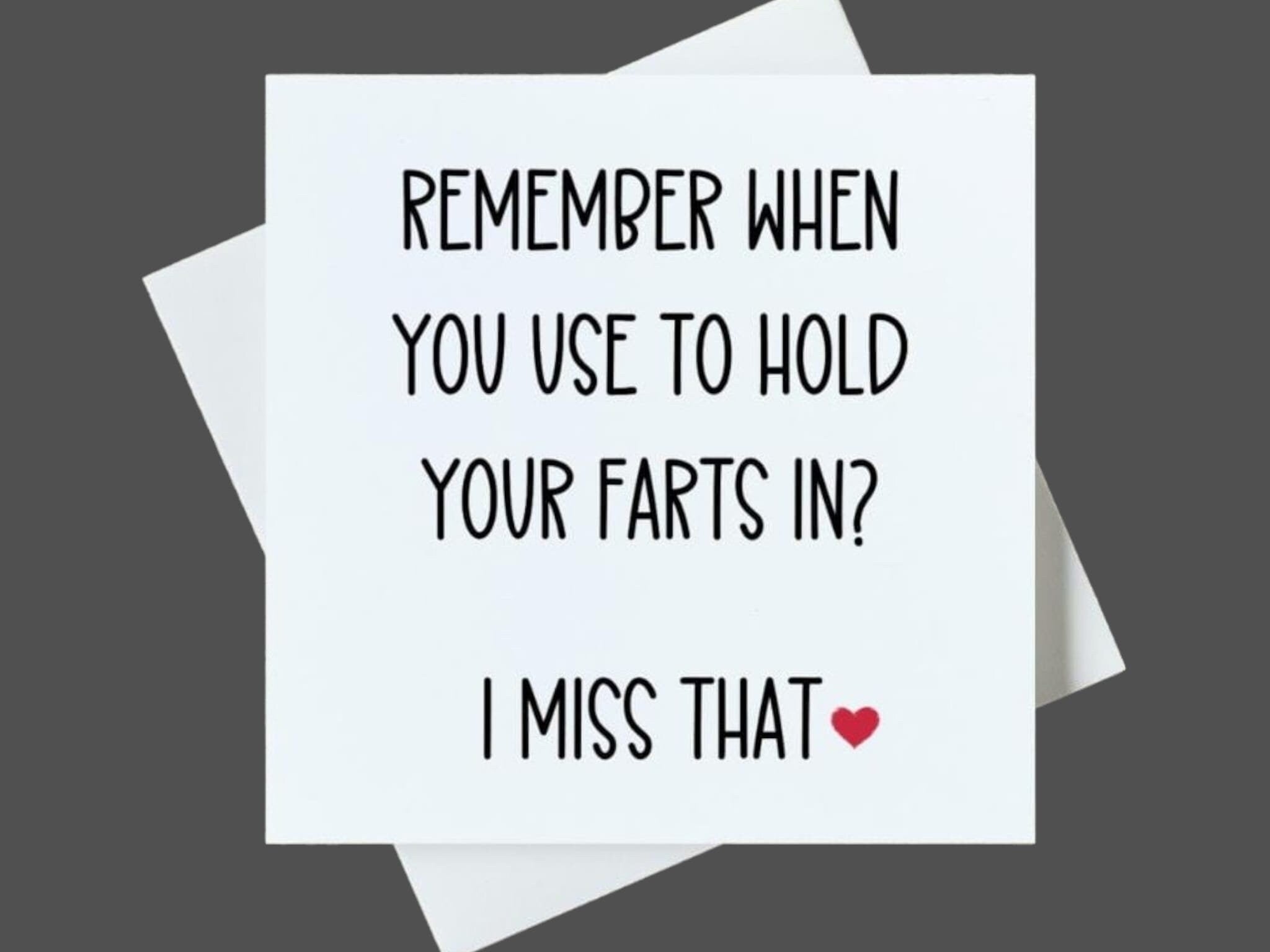 Funny Valentines Day Card For Husband,Pooping Card, I Love You Gift Idea For Men, Poop Fart Greeting Card For The World's Slowest Pooper 6x6