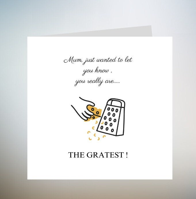 Funny the gratest Mothers Day Card, Mothers Day Card, Mothers Day Card, Card For Mothers Day, Special Card For Mothers Day, Mothers Day 6x6