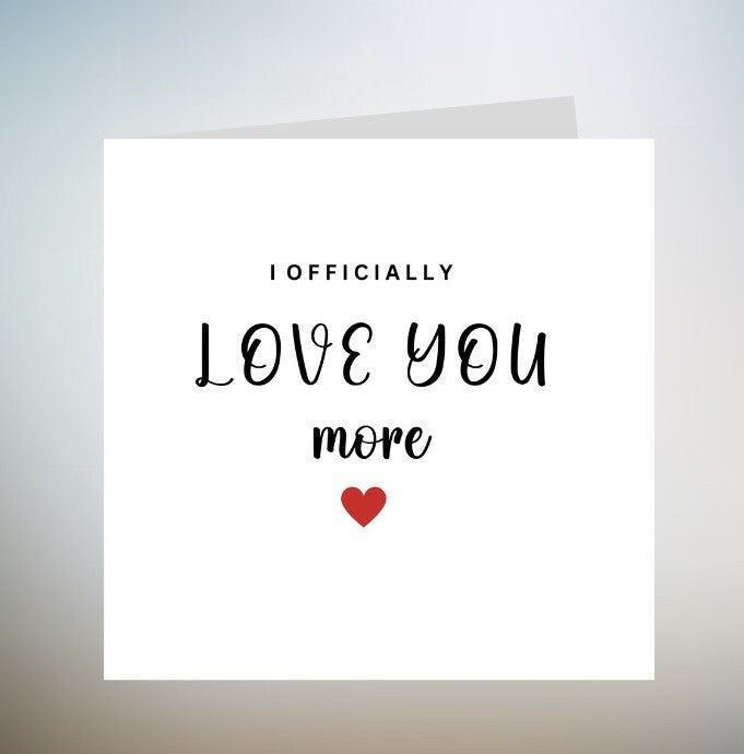 Romantic Card - Birthday Card - Best friend, Girlfriend, boyfriend, wife, husband card - Engagement Valentines Day 6x6