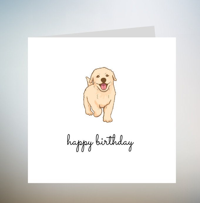 Birthday Card From The Dog, Dog Dad Birthday Card, Dog Mum, Personalised Pet Lover Card, Pet Birthday Card, Fur Baby Birthday Card, Cat 6x6