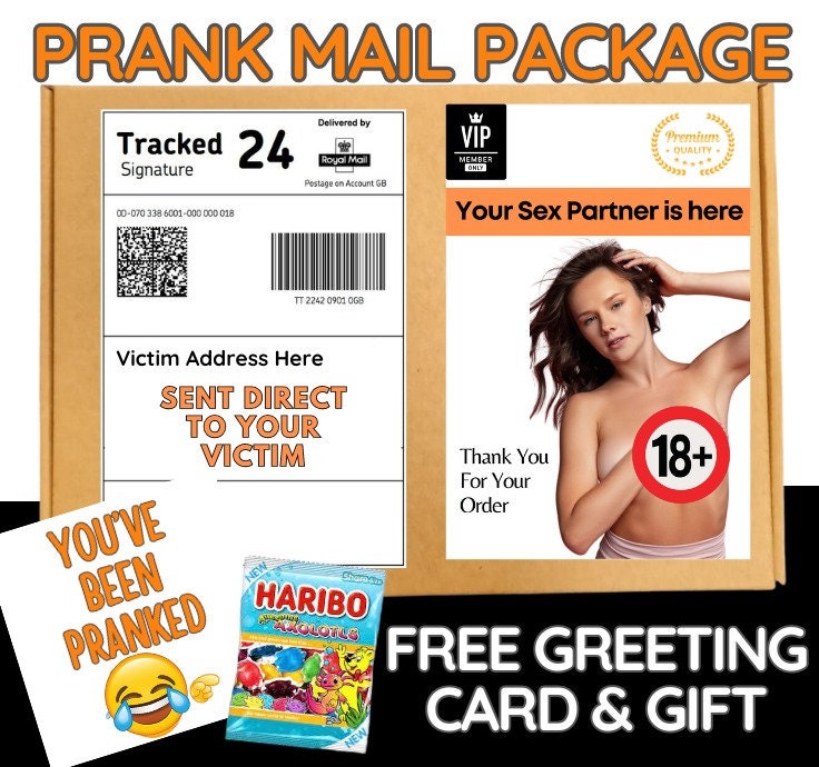 Prank Mail Package Your Doll  Starter kit  Directly to Victim by Post - Adult Joke Parcel Birthday Postal Gift Funny Gag Embarrasing Humour