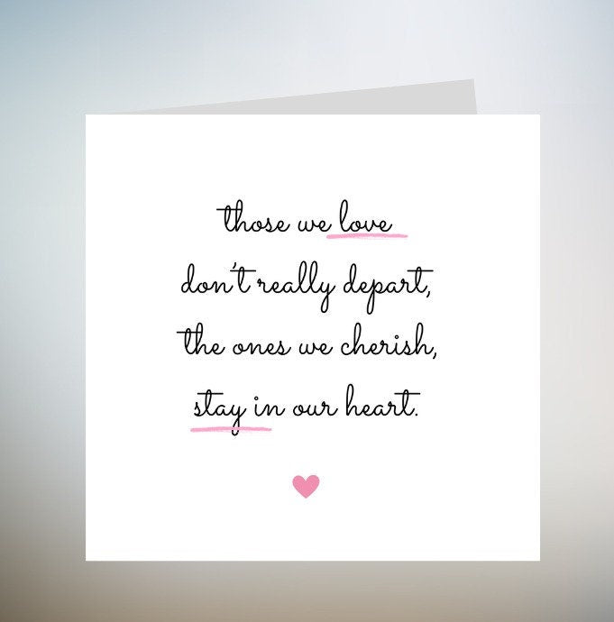 Thinking of You Card, Sympathy Card, Heartfelt Here for you Card, Bereavement Cards, Sorry for your loss card, for friend or for family 6x6