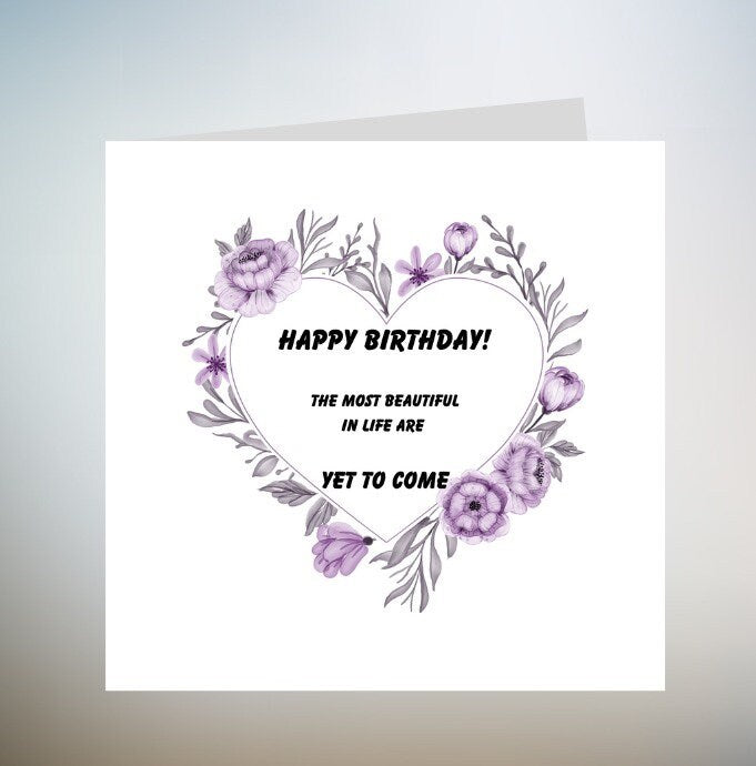 Personalised Positive quote  - Brighter days are coming 6x6