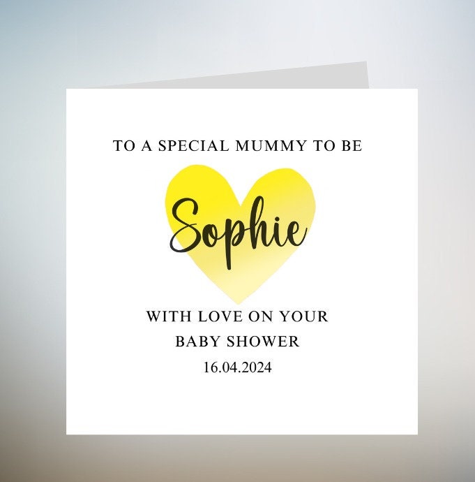 Mummy to be card | Baby Shower Card | Baby Shower Gift | Personalised Baby Shower Card | Personalised Card | Baby Shower Card | 6x6