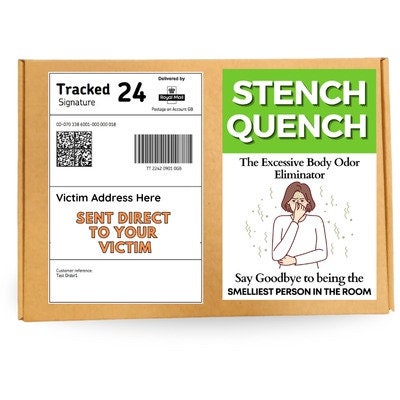 Prank Mail Package STENCH QUENCH,Adult joke prank Sent directly to the victim