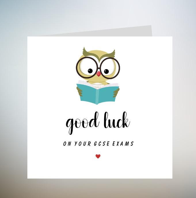 Personalised Card - Good Luck Sitting Your GCSEs Card - Good Luck Card, You've Got This 6x6