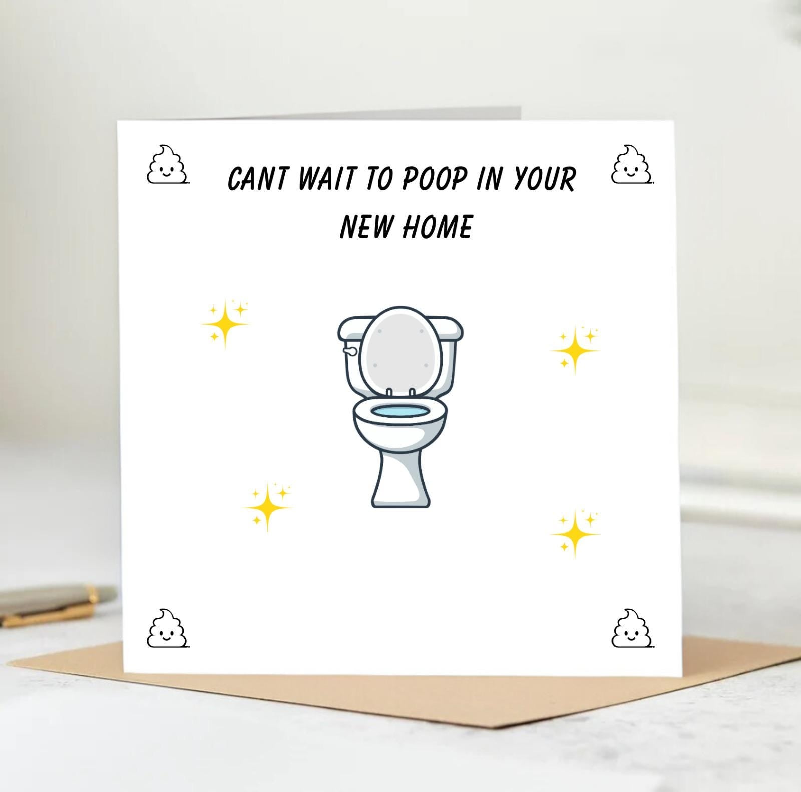 Personalised Funny Congratulations on your new home card | New Home Gift,Housewarming Card,New Adventures,New Memories 6x6