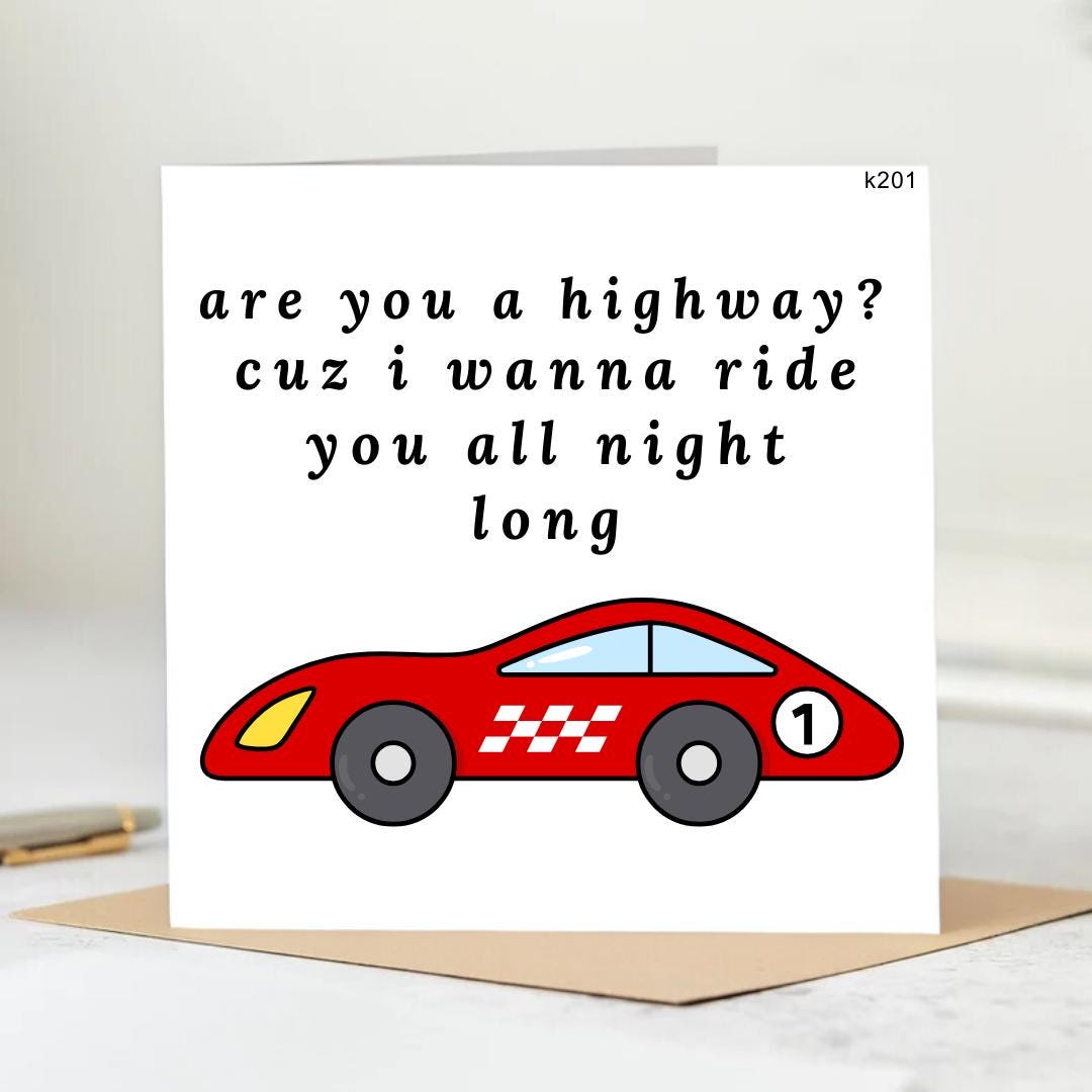 Funny Anniversary card | Personalised Anniversary card for him or her | Personalised 6x6 card