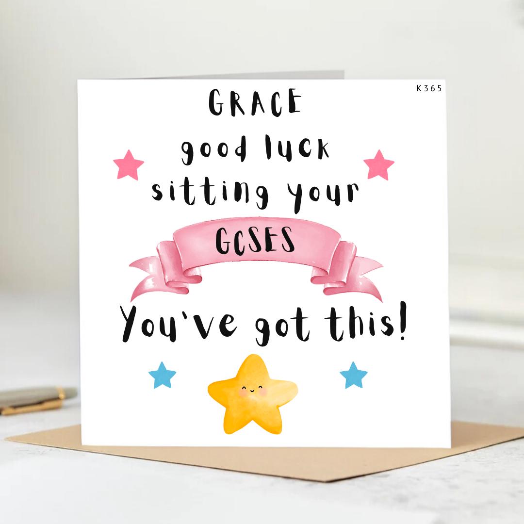 You've Got This Card - Good Luck Card -Congrats Card - Personalised Card 6x6