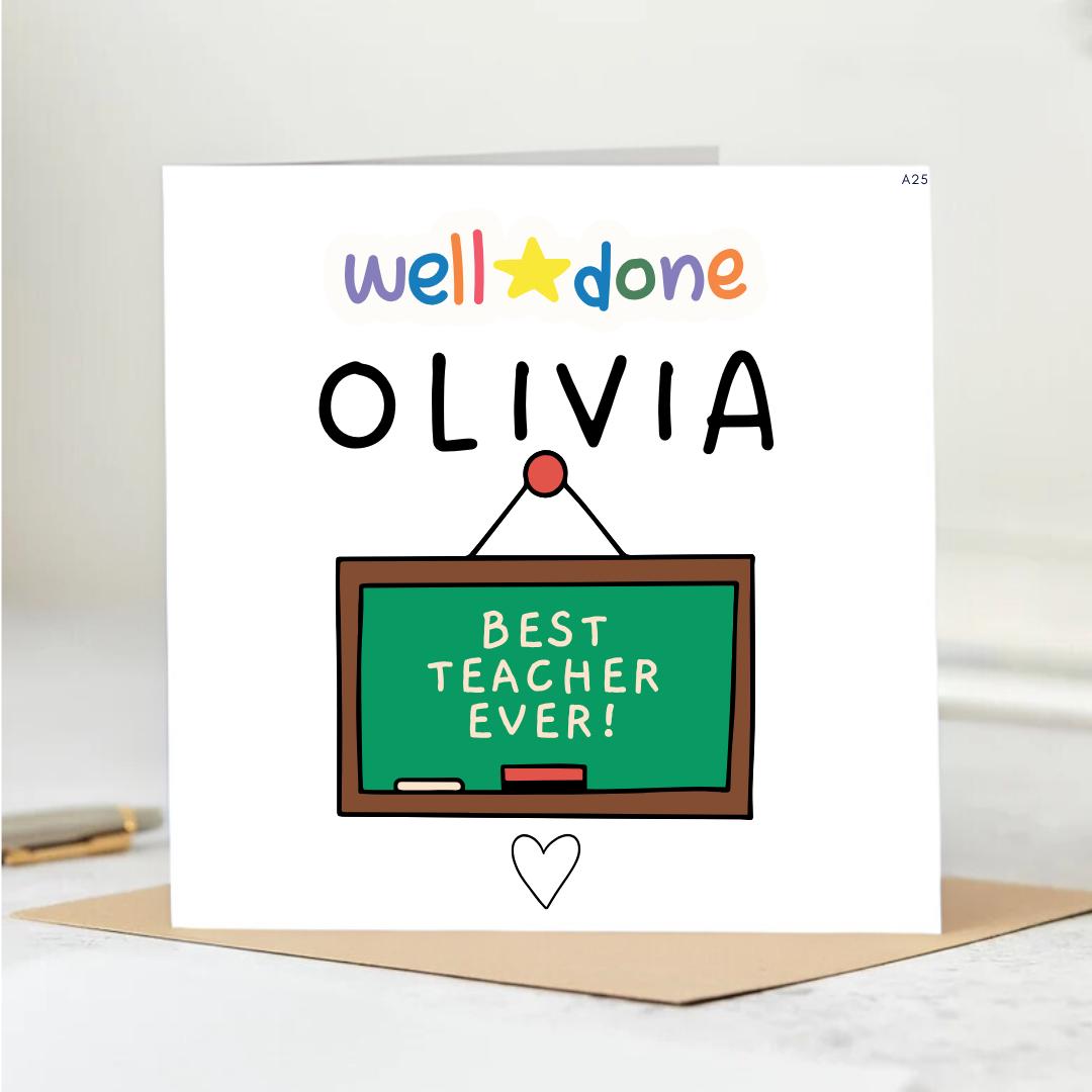 Thanks For Helping Me Grow Card | Cute Thank You Card, Best Teacher Card, Teaching Assistant, Nursery, Friend, Thanks Card.6x6