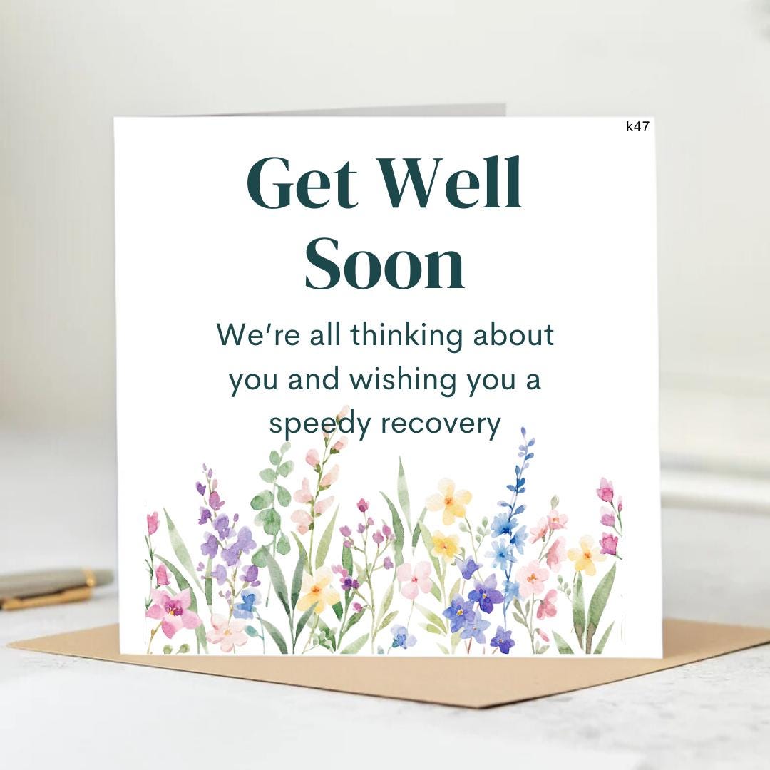 Sending You Healing Vibes and Awkward Group Hugs-Wishing You a Speedy Recovery With All Our Love-Wishing You a Speedy Recovery . 6x6