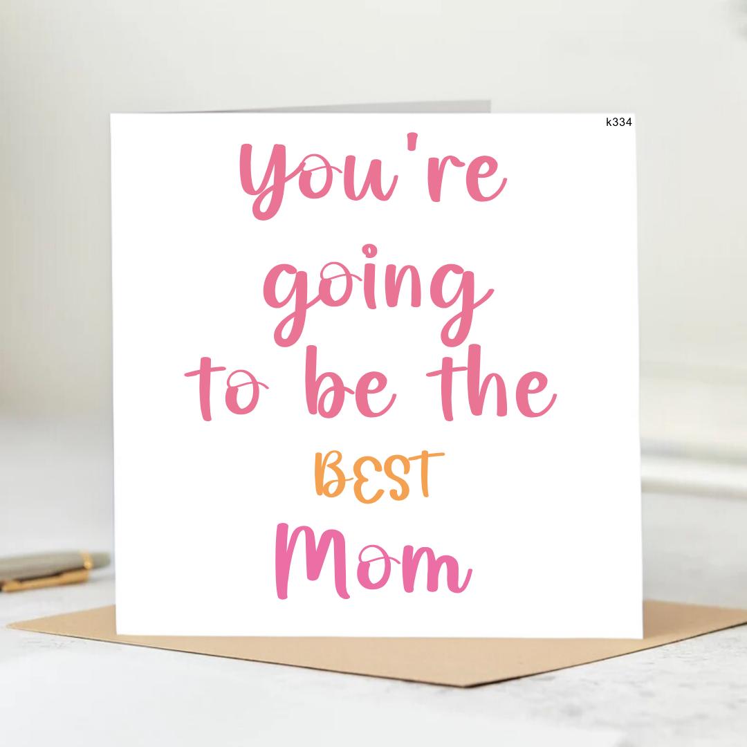 Friend Pregnancy Card, New Mum Card, You're Going To Be An Amazing Mummy, Baby Shower Gift, Congratulations Pregnancy Card, Card For New Mum