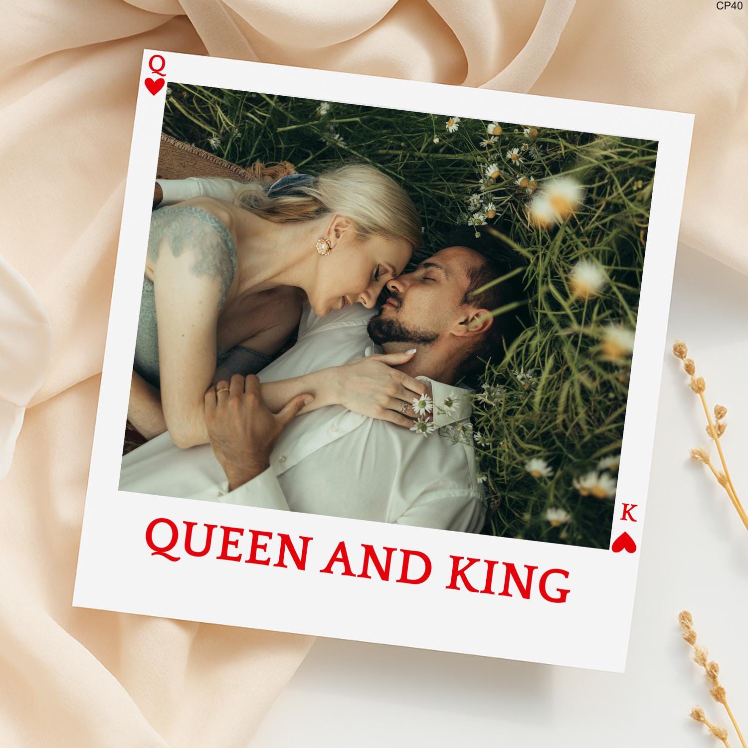Personalized Photo Card: Romantic Anniversary, Wedding Keepsake