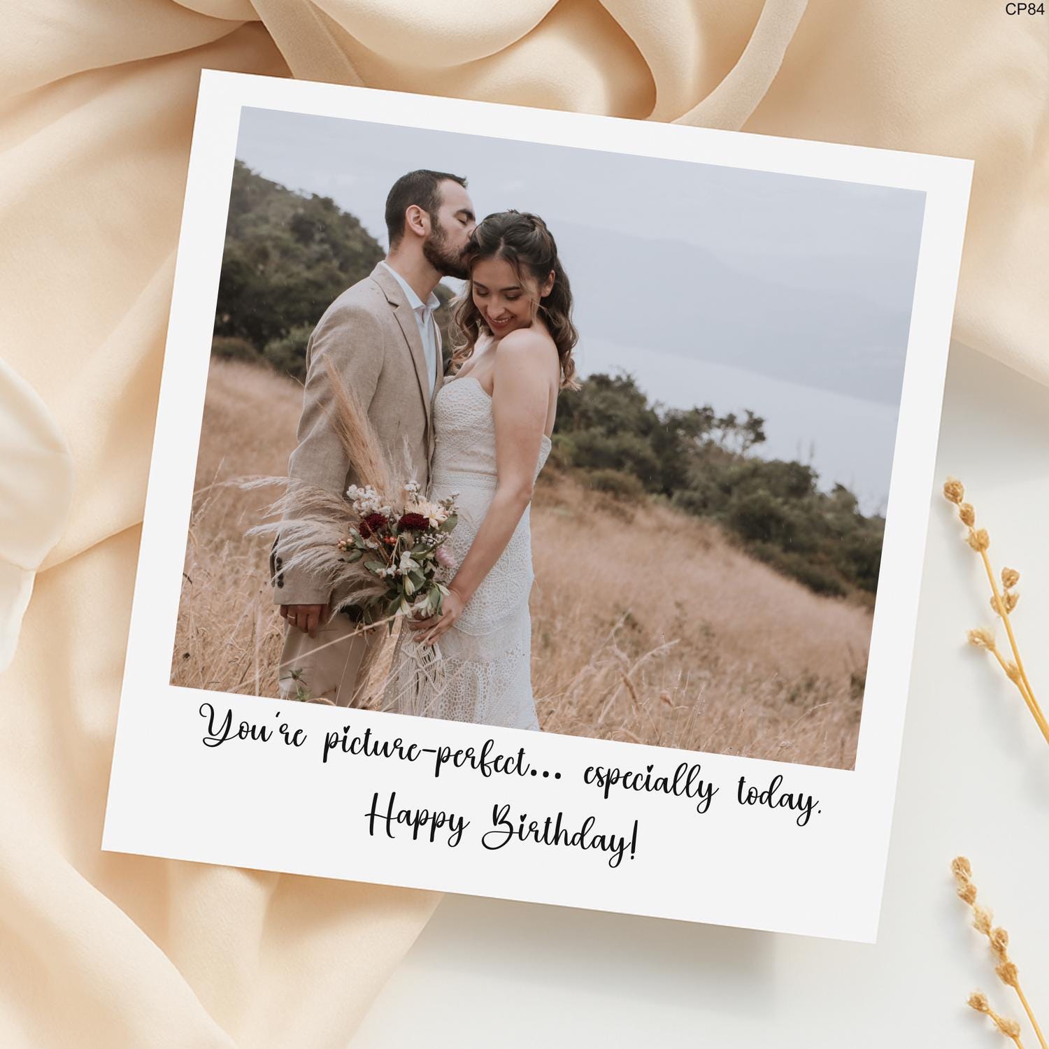 Personalized Photo Birthday Card: Custom Keepsake Gift