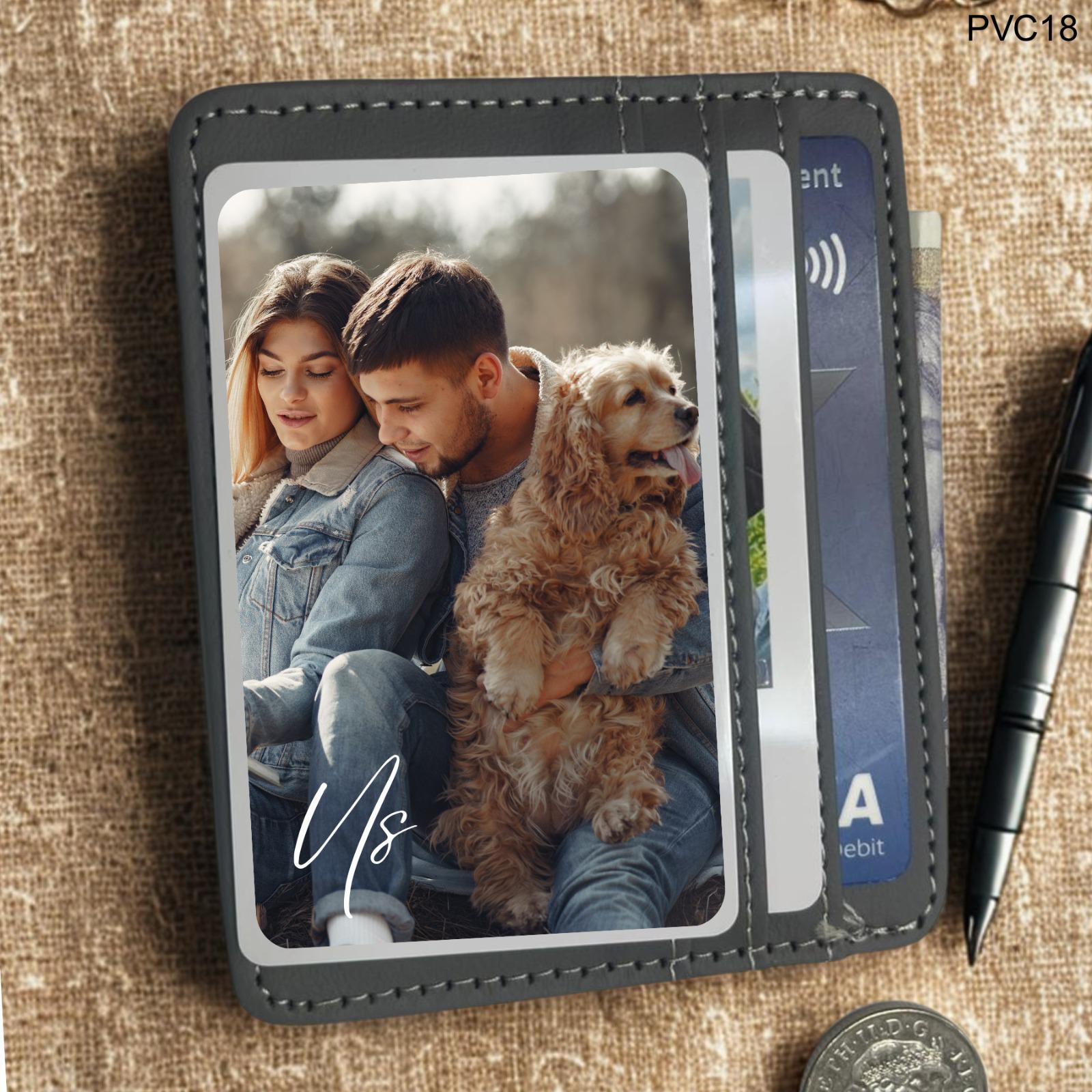 Custom Photo Wallet Card: Personalized PVC Keepsake Gift