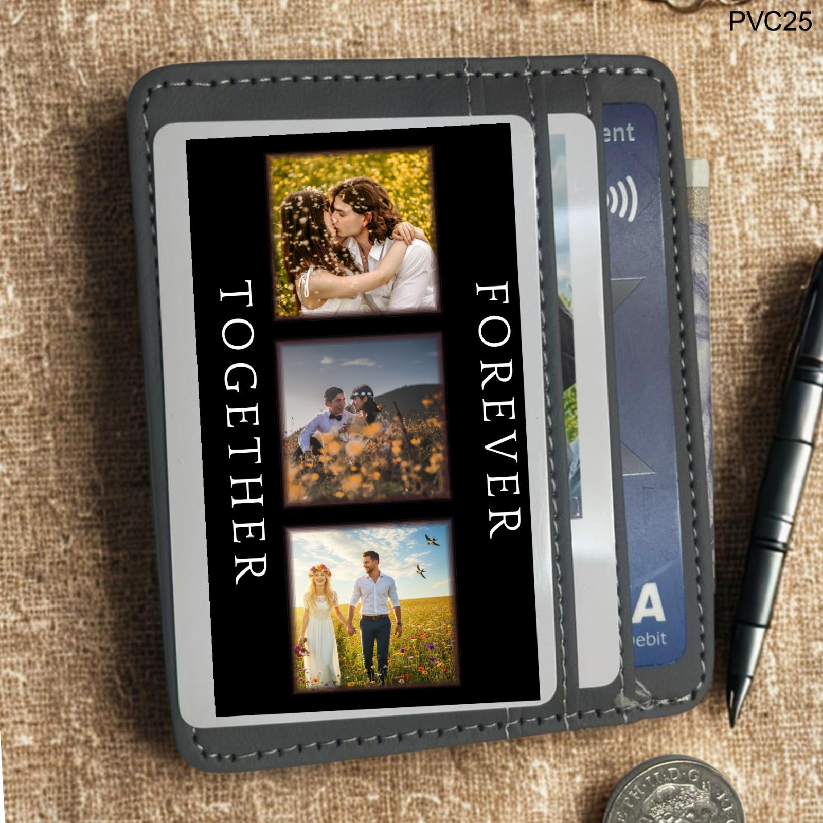 Personalized Photo Wallet Card Insert: PVC Keepsake Gift