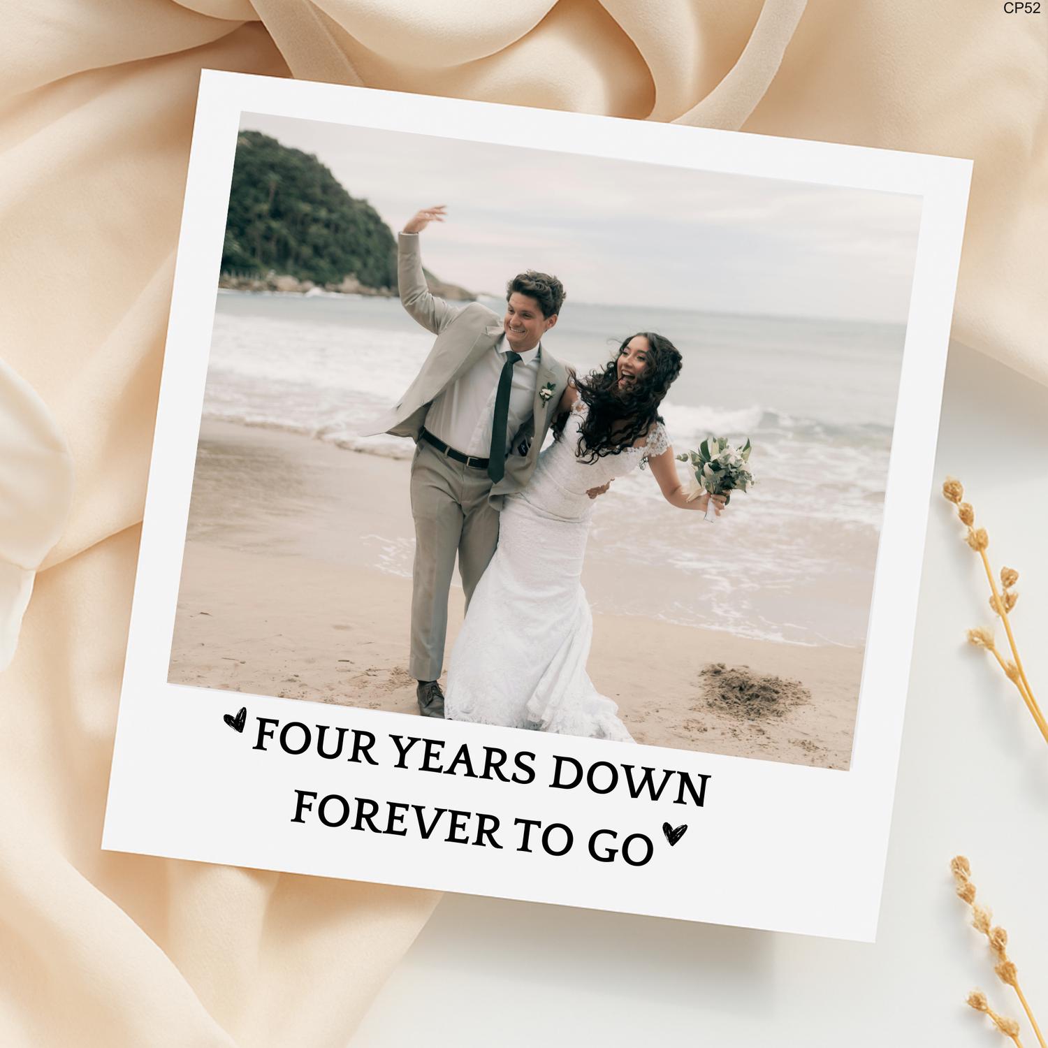 Personalized Photo Anniversary Card: Romantic Keepsake Gift